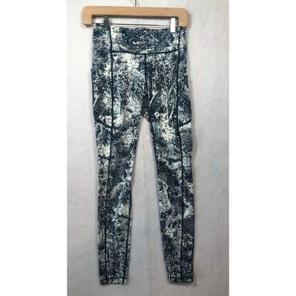 Lululemon Speed Up Tight 28" Luxtreme Wildwood Multi Print Leggings Women's 4 - Picture 3 of 8
